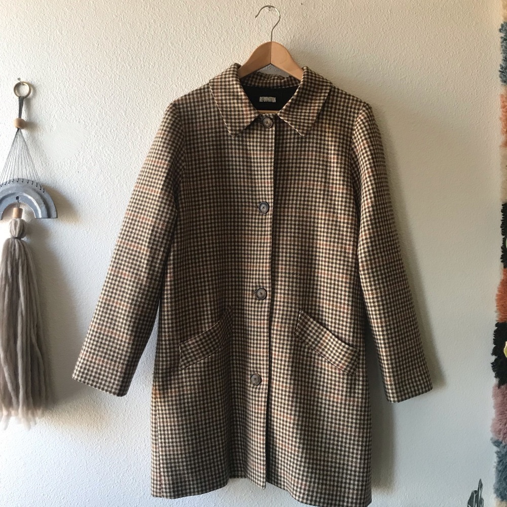 Reformation Claudette coat Large